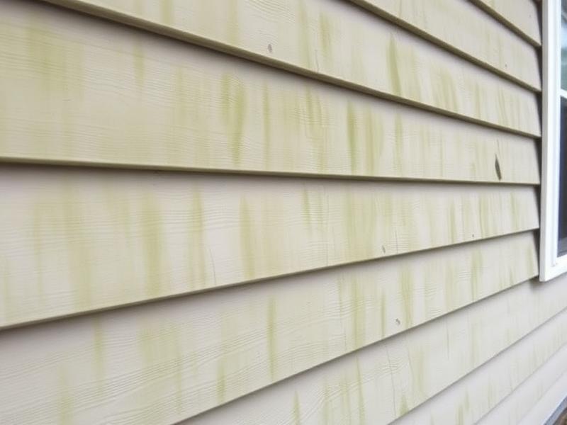 Siding soft wash before